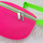 Preview: Gürteltasche - Air Mesh Neon Pink - Klein